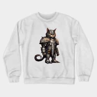 Cat In Armor Crewneck Sweatshirt